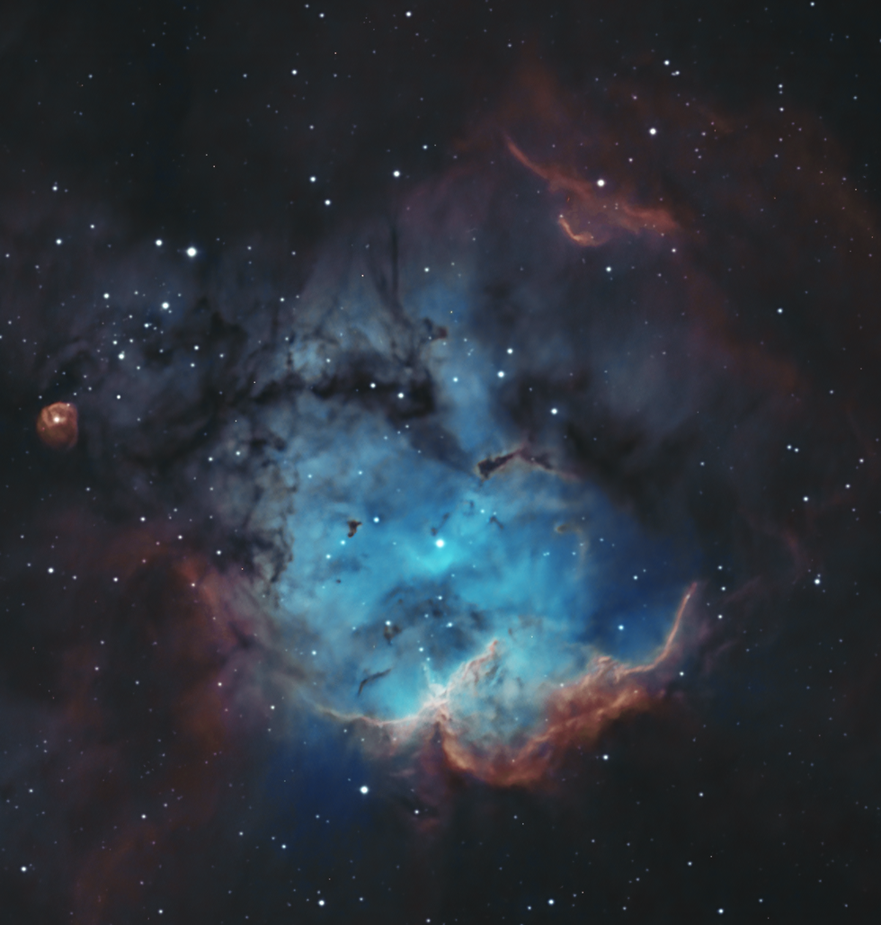 NGC 2467 - The Skull and Crossbones | Telescope Live NGC 2467 - The Skull and Crossbones | Telescope Live